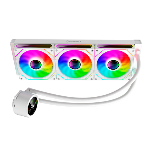 REFRIGERACION LIQUIDA GAMEMAX ICEBURG 360 DIGITAL ARGB BLANCO