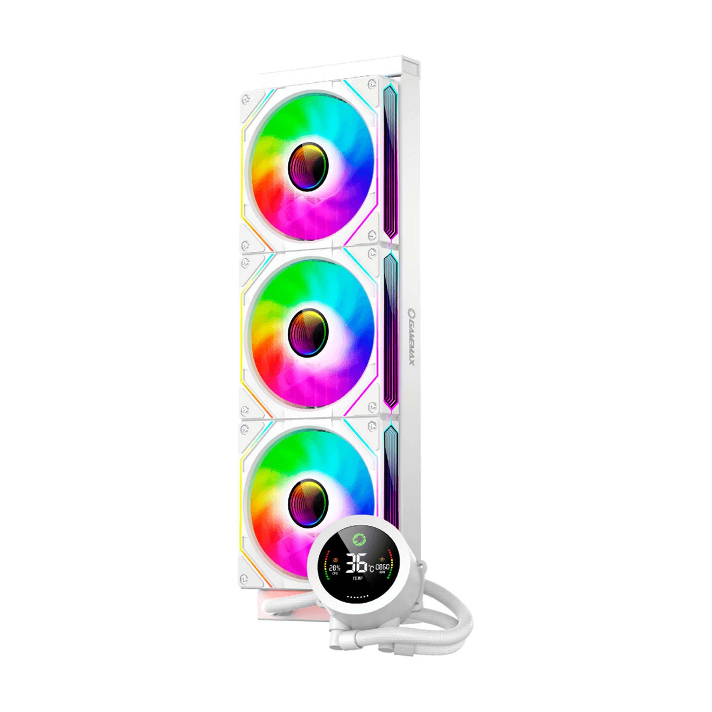 REFRIGERACION LIQUIDA GAMEMAX ICEBURG 360 DIGITAL ARGB BLANCO
