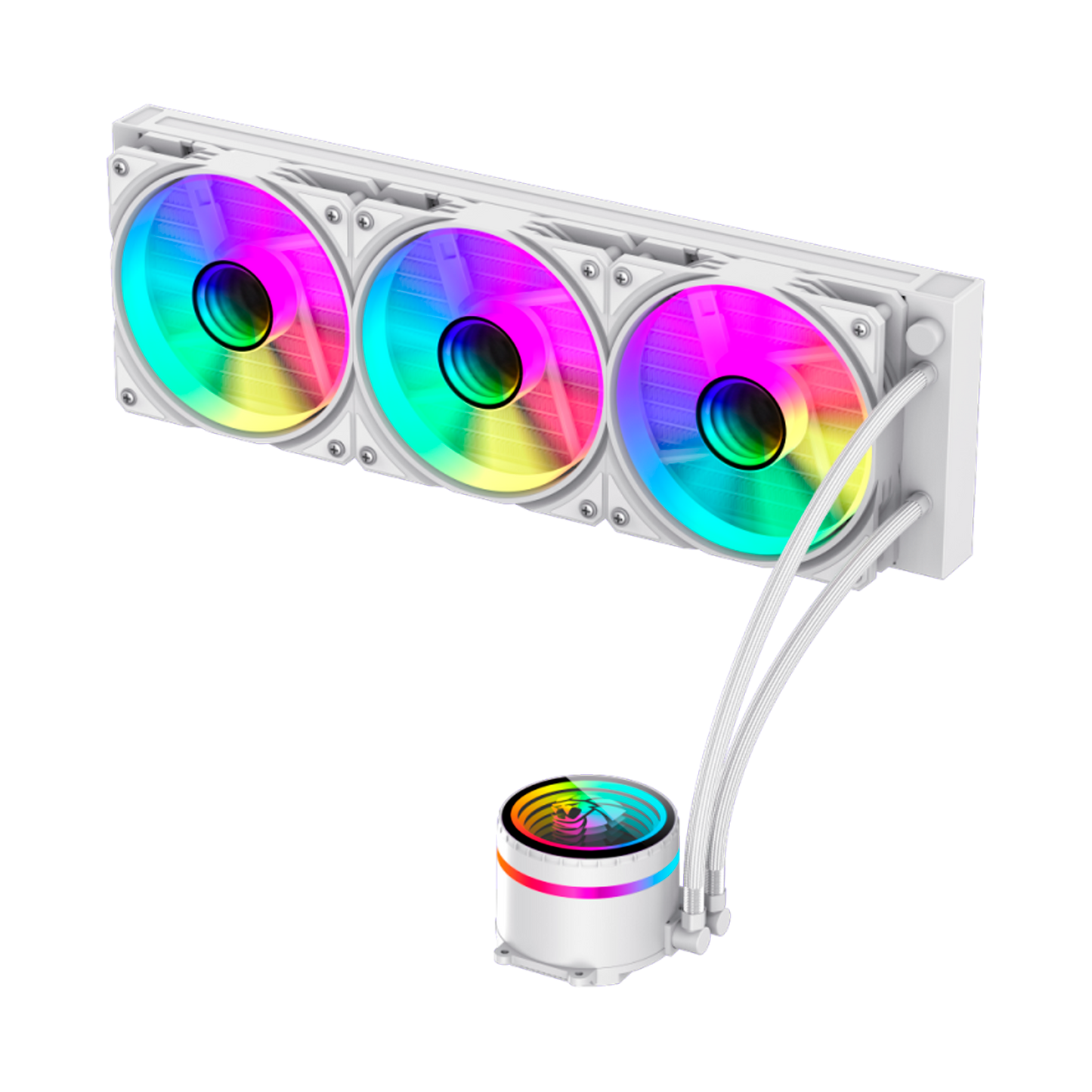 REFRIGERACION LIQUIDA GAMEMAX ICEBURG 360 INFINITY BLANCA