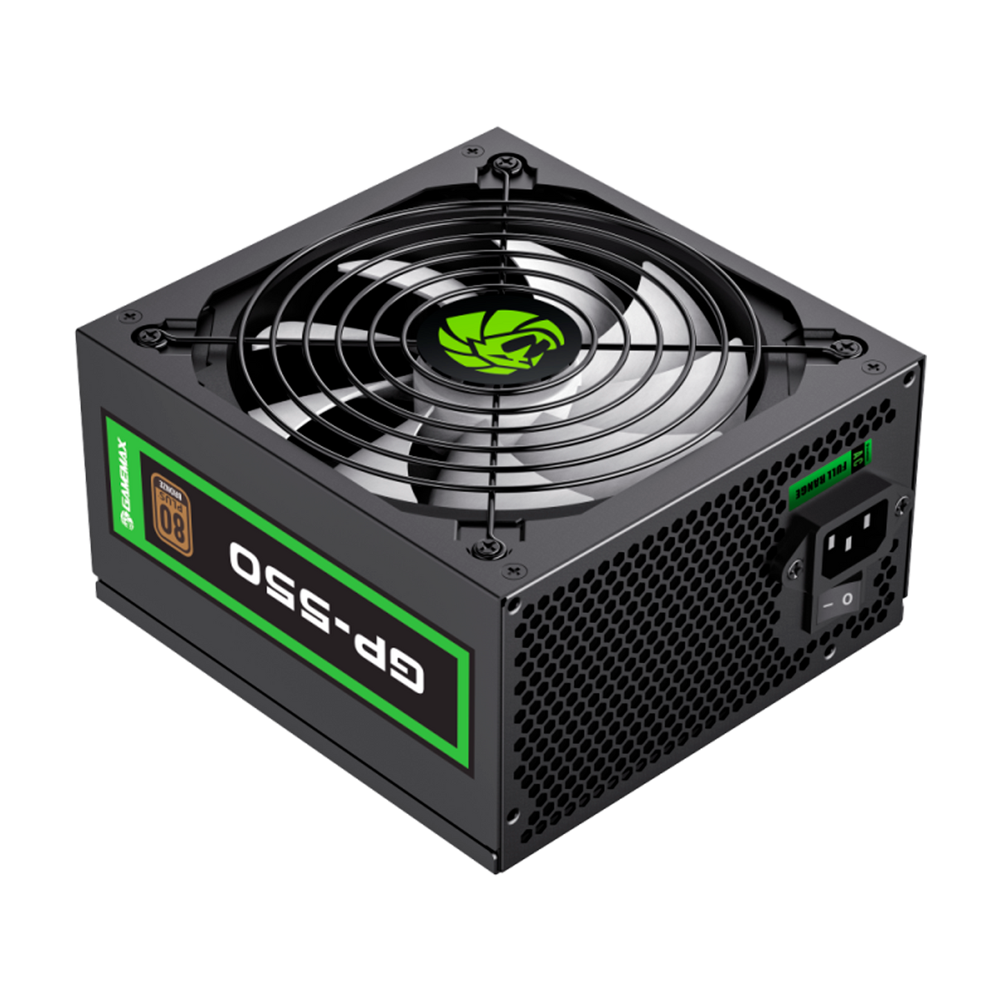 FUENTE CERTIFICADA GAMEMAX 550W GP-550 80+ BRONCE NEGRO